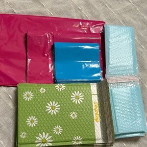 75 Poly Mailer & Bubble Mailer Bundle in Various Colors & Sizes NWOT